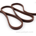 Leather Premium brass buckle Pet soft Leash